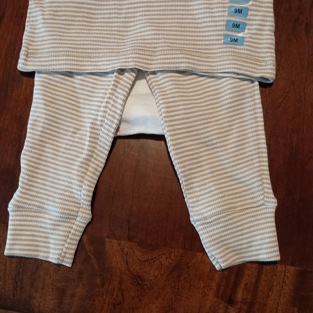 NWT Carter's‎ 3pc Farm Animal Striped Set